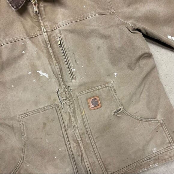 Carhartt Sherpa lined jacket size large - Picture 5 of 7